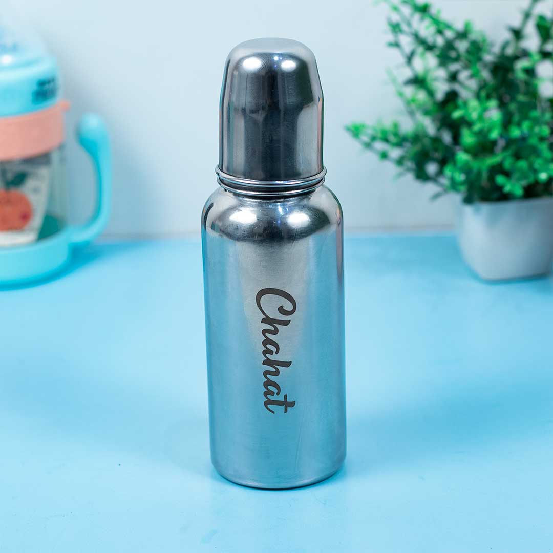 Personalized Kids Feeder / Stainless Steel Baby Bottle for Infant - Image 25