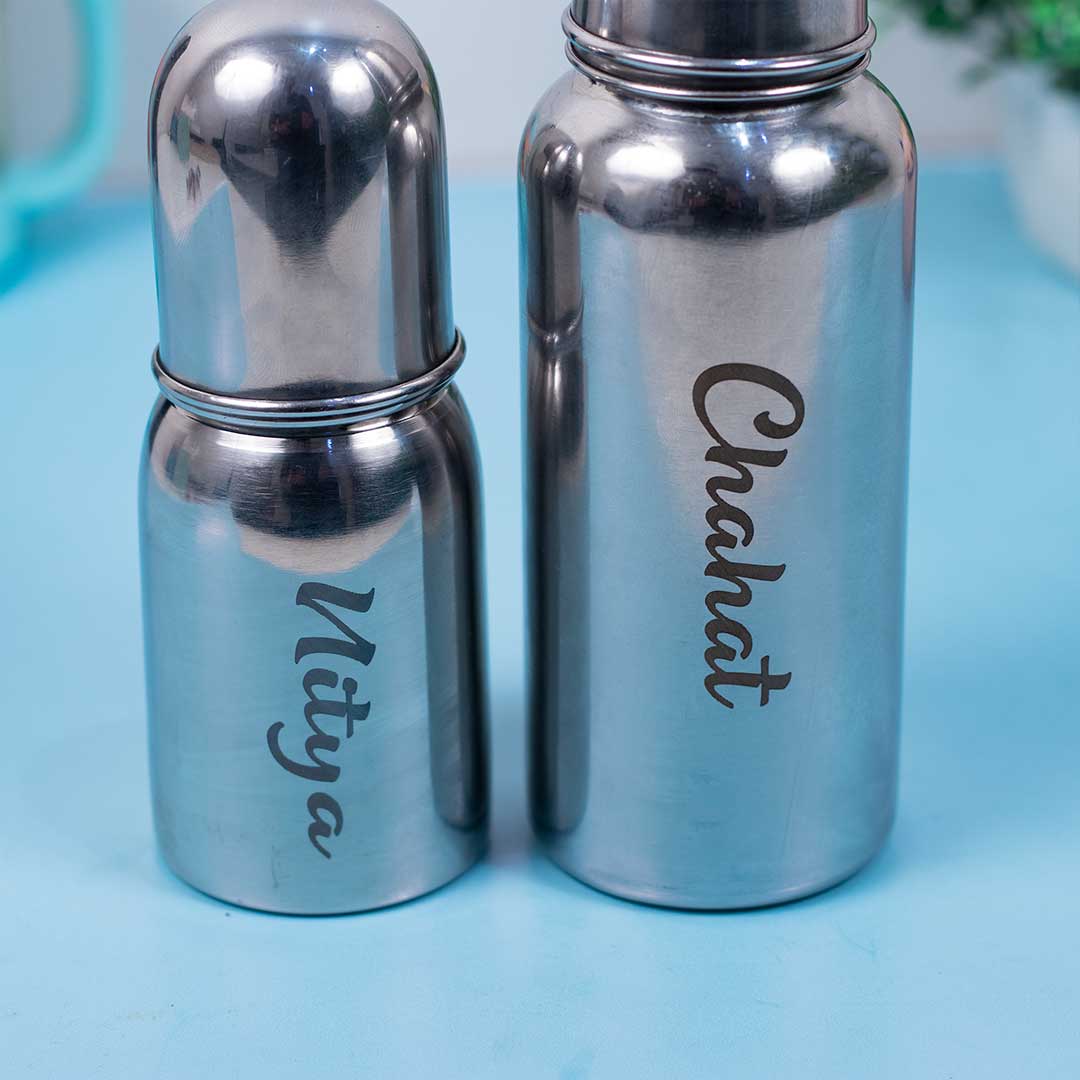 Personalized Kids Feeder / Stainless Steel Baby Bottle for Infant - Image 27