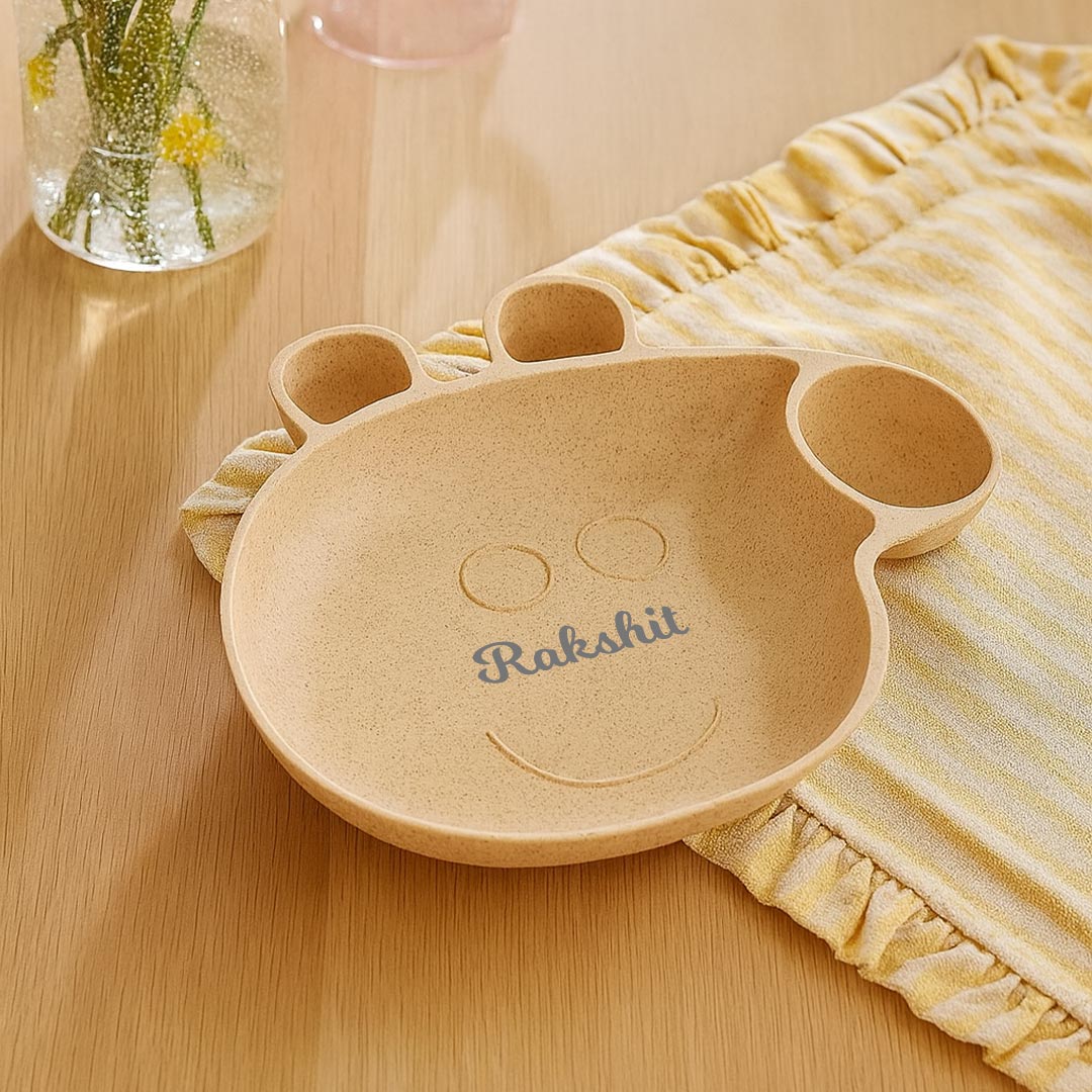 Personalized Kids Feeding Plate - Image 3