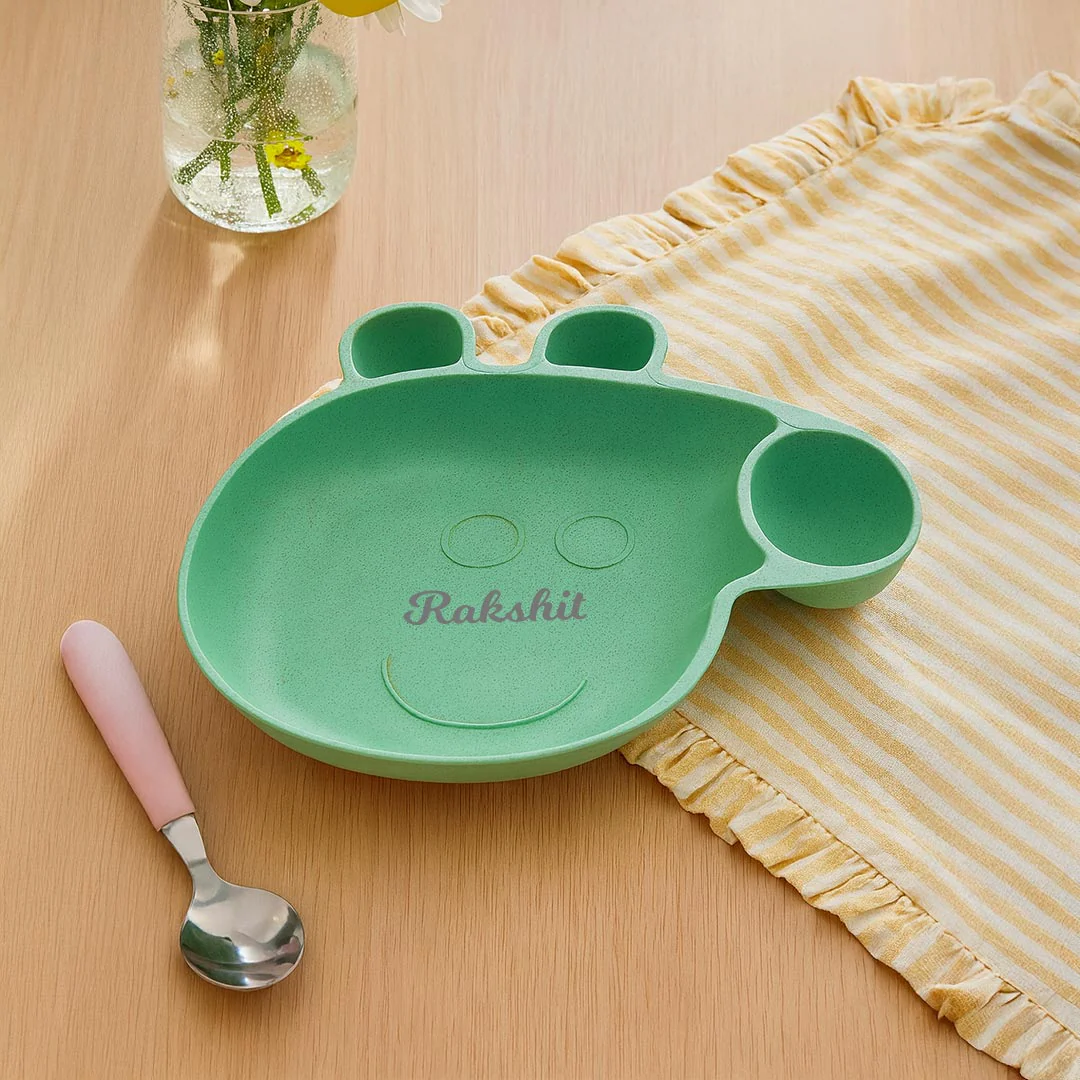 Personalized Kids Feeding Plate - Image 4