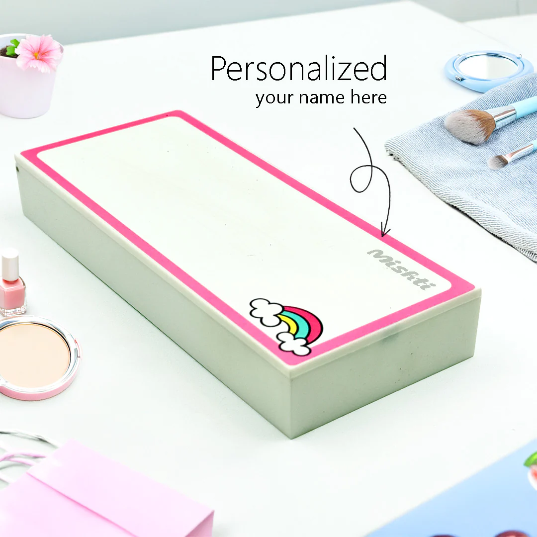Personalized  Kids Pencil Box With Password Security / Kids Makeup kit - Image 6