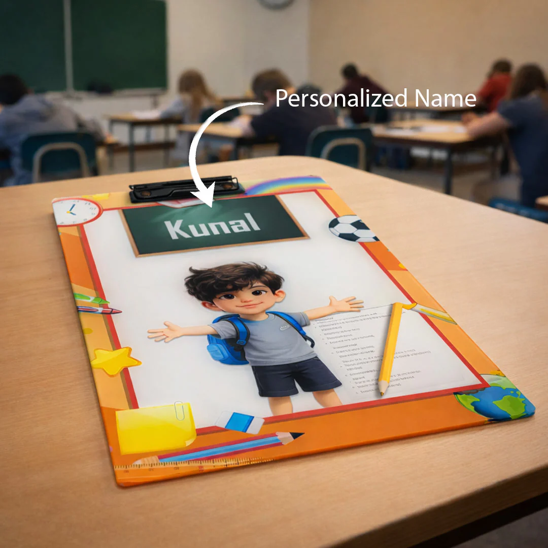 Personalized Kids Study Clipboard with Name & Photo - Image 2