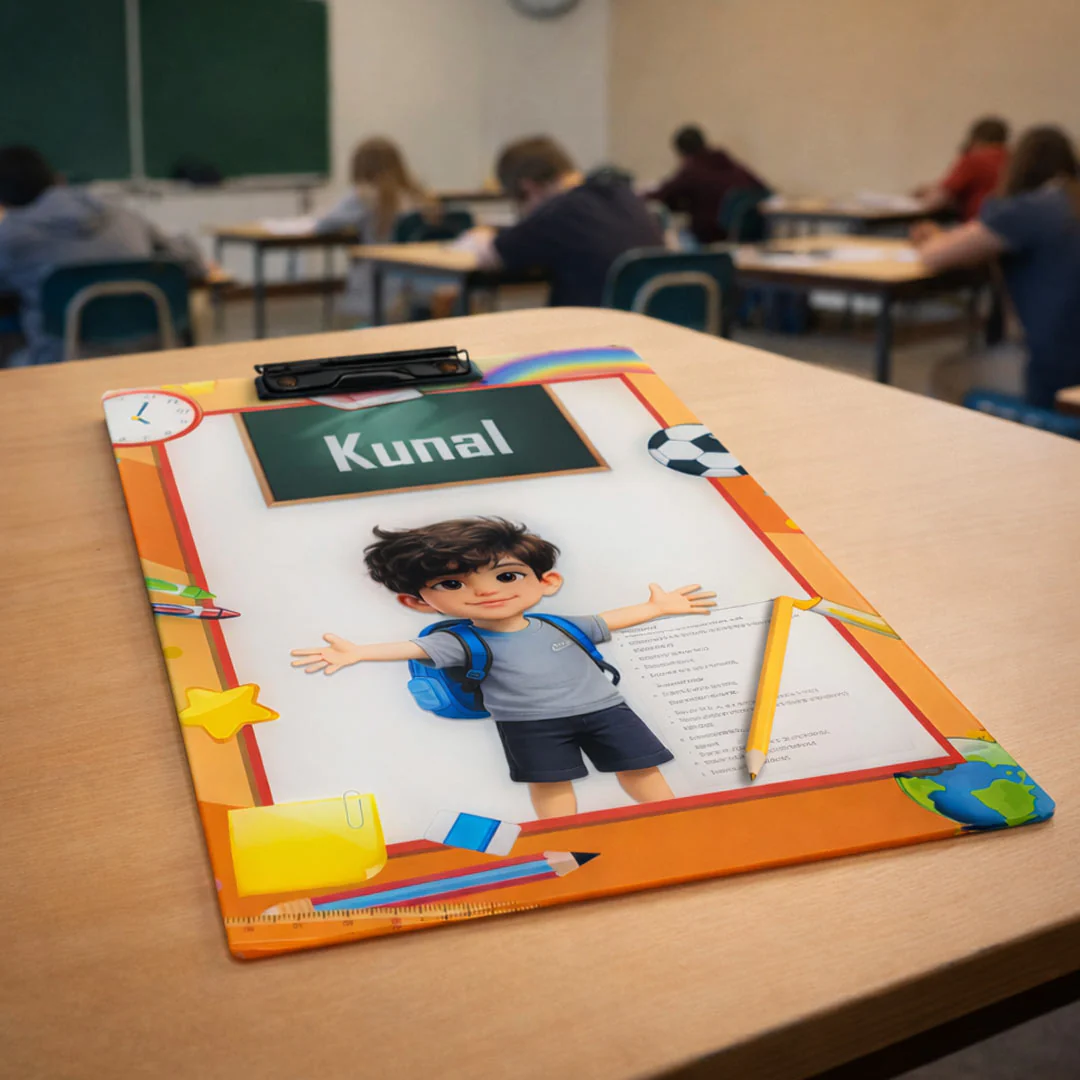 Personalized Kids Study Clipboard with Name & Photo - Image 3