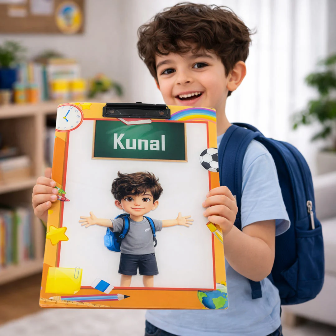 Personalized Kids Study Clipboard with Name & Photo - Image 4