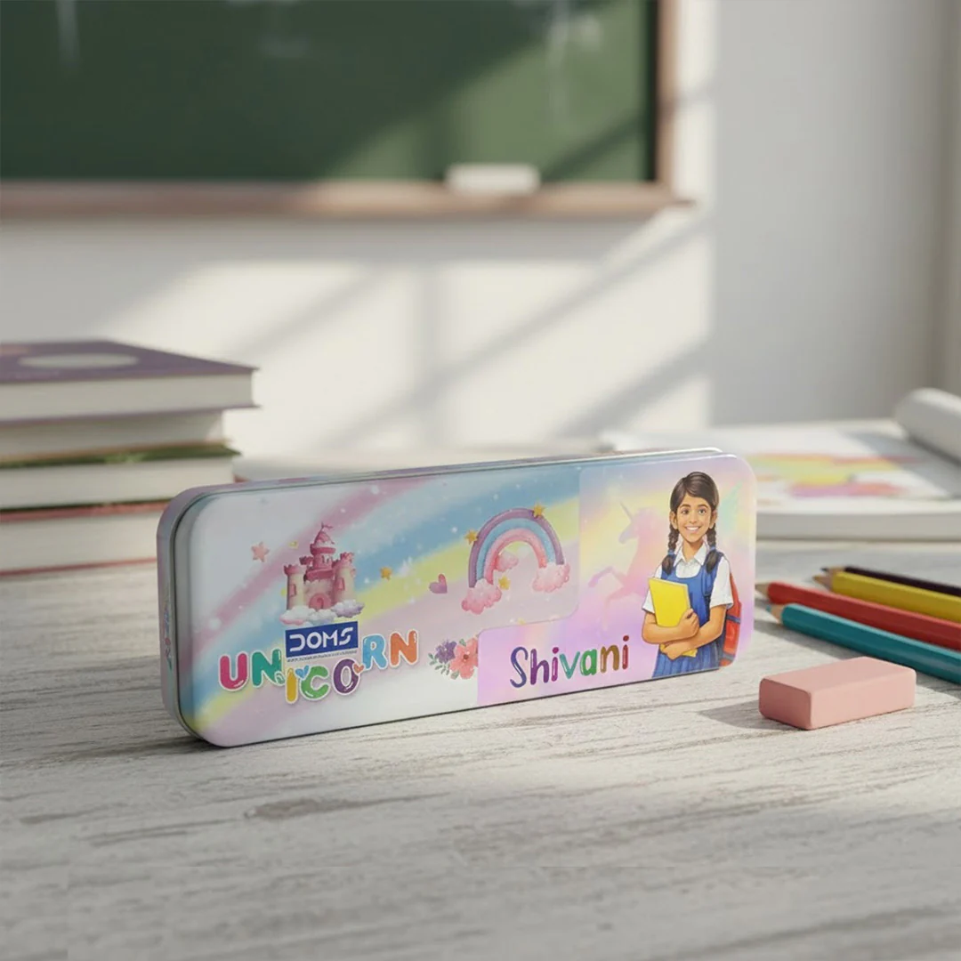 Personalized Kids Unicorn Stationery Combo Set - Image 4