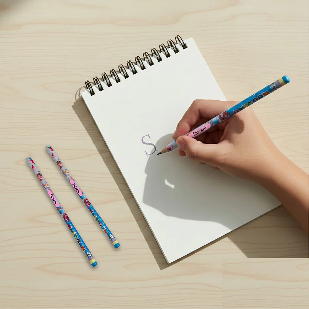 Personalized Kids Unicorn Stationery Combo Set - Image 5