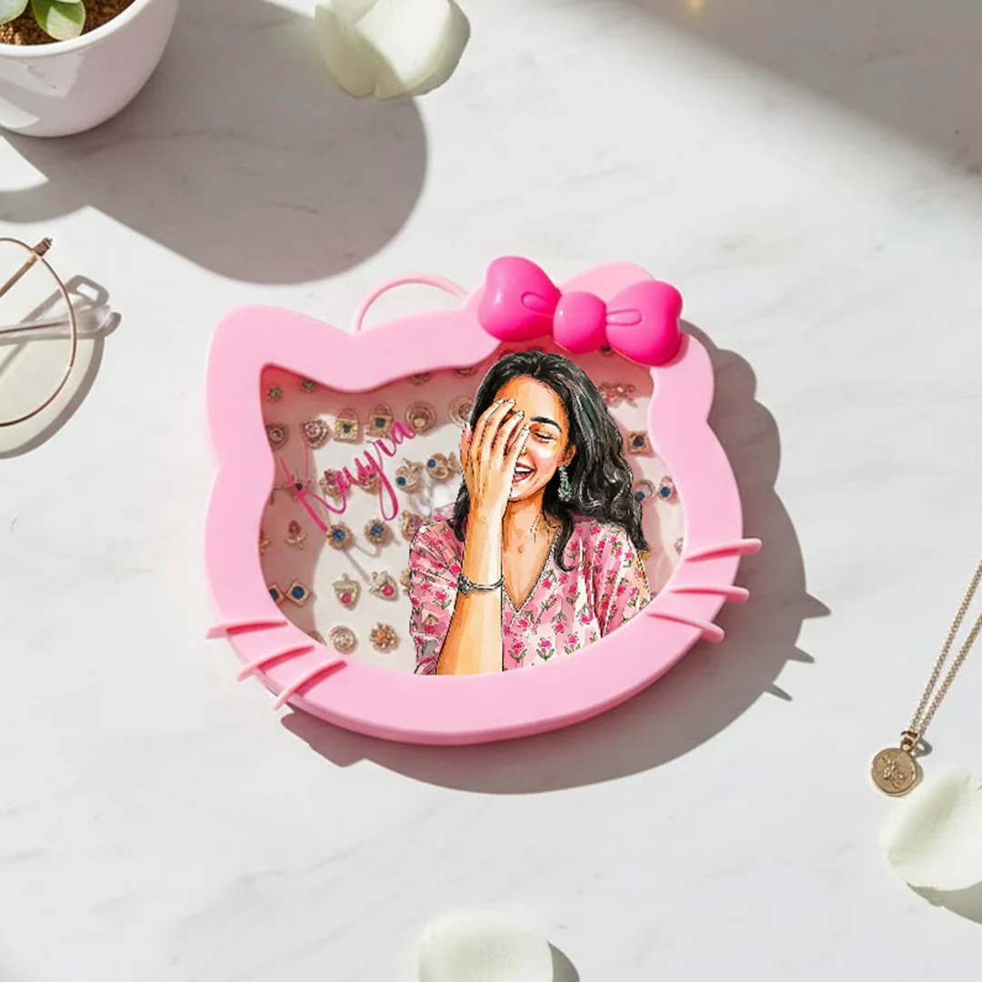 Personalized Kitty Earring Box