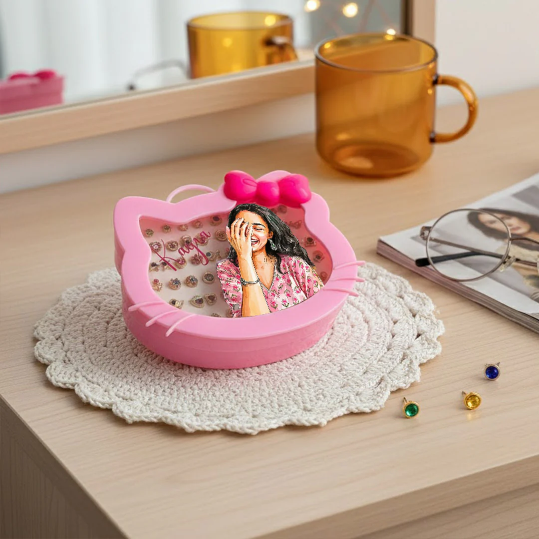 Personalized Kitty Earring Box - Image 6