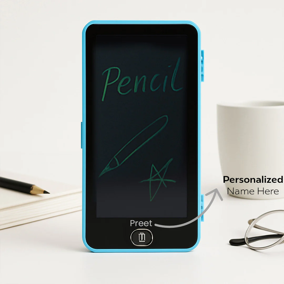 Personalized LCD Writing Tablet with Stylus & Geometry - Image 2