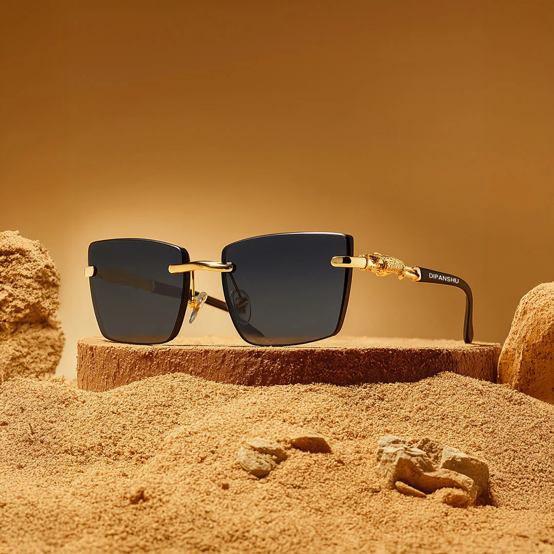 Personalized Luxury Rimless Sunglasses - Image 2