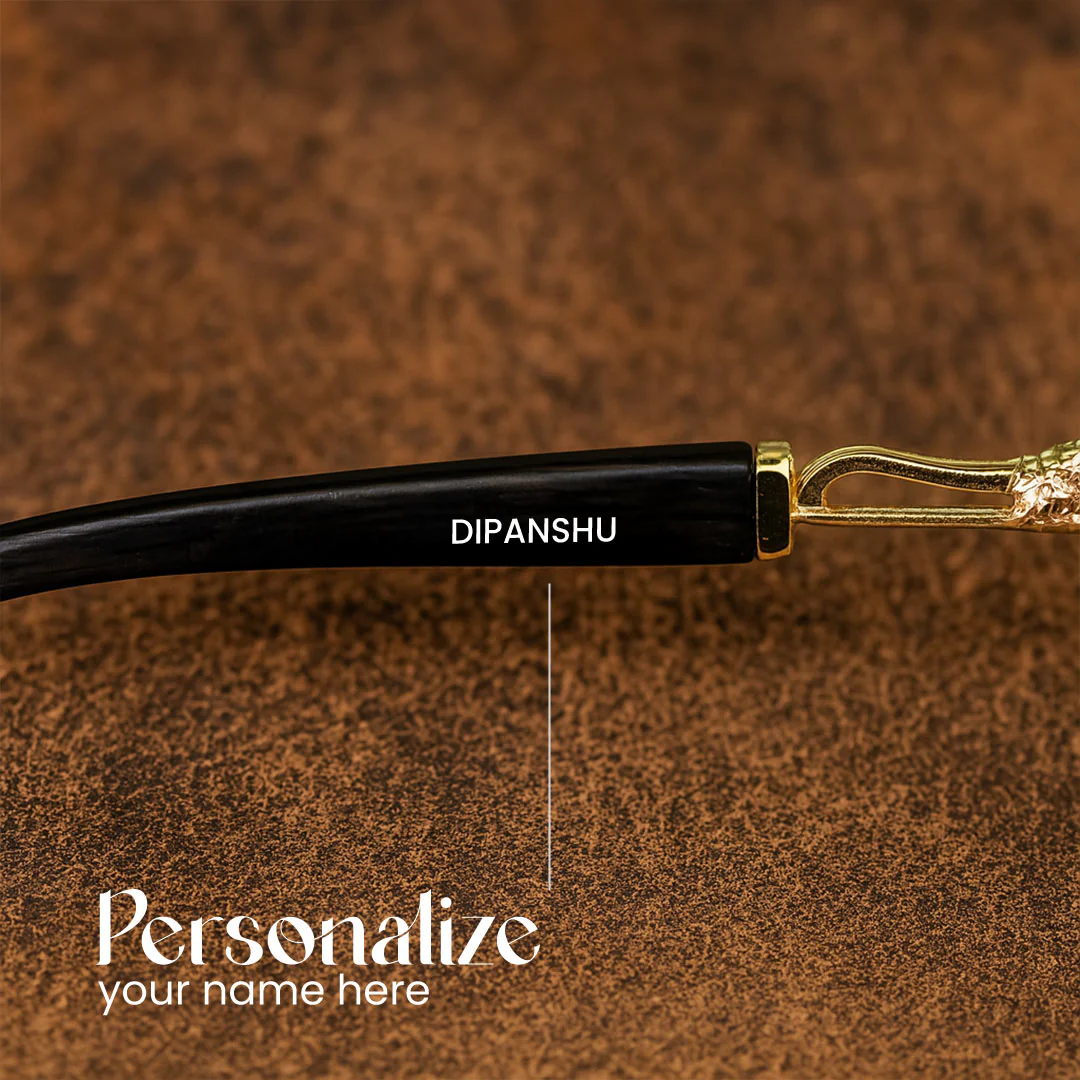 Personalized Luxury Rimless Sunglasses - Image 3