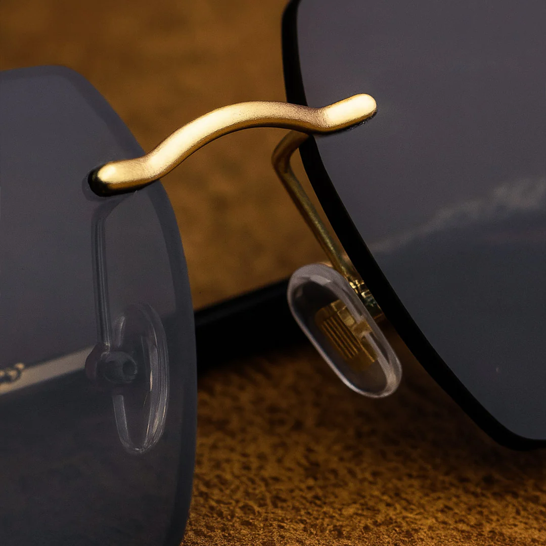 Personalized Luxury Rimless Sunglasses - Image 4