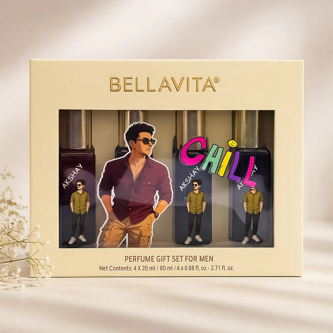 Personalized Men's Perfume Bella Vita Gift Set - Image 6