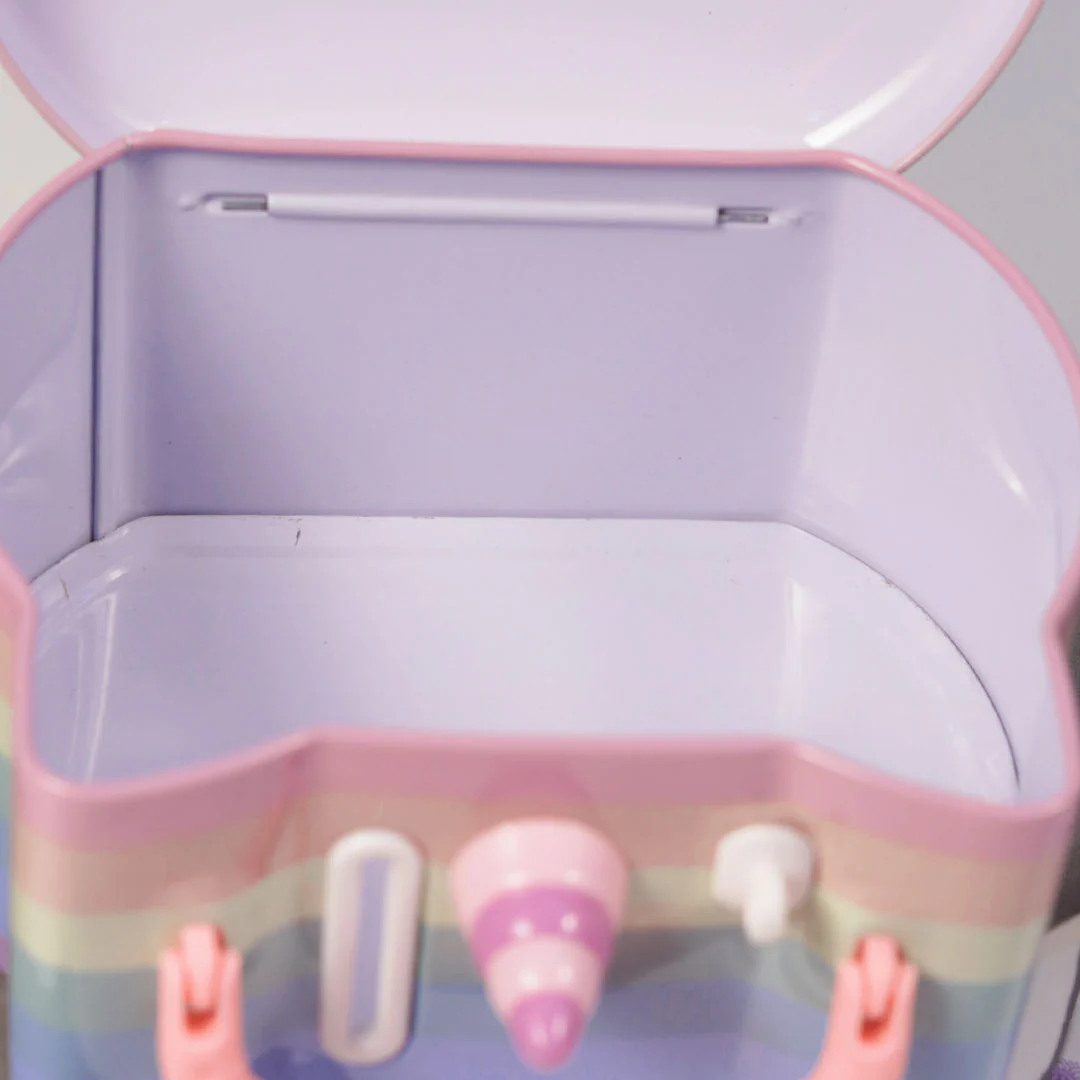 Personalized Metal Piggy Bank - Unicorn Design Gullak for Girls - Image 9