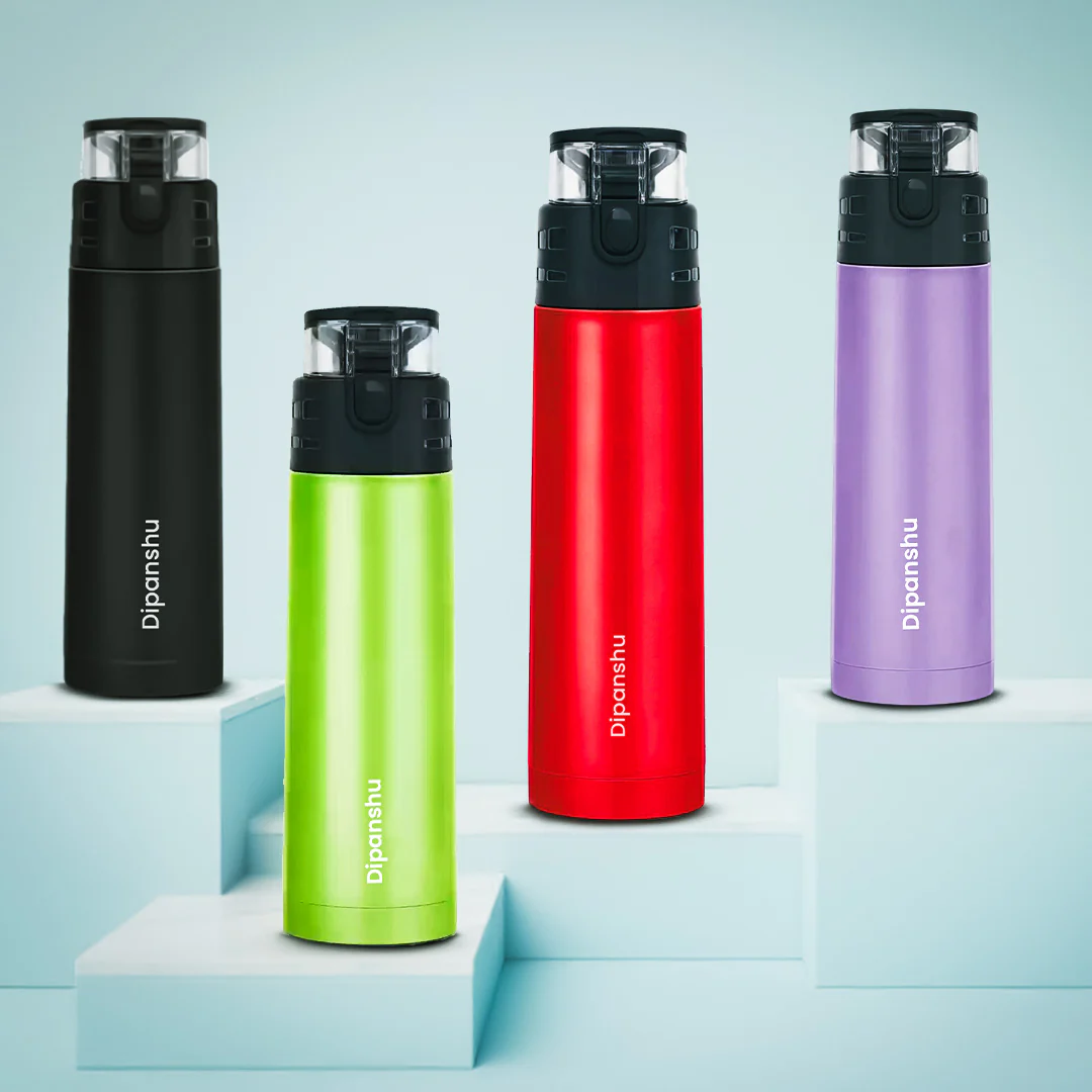 Personalized Milton Atlantis 600 Thermosteel Bottle - Hot & cold Water Bottle - Image 9