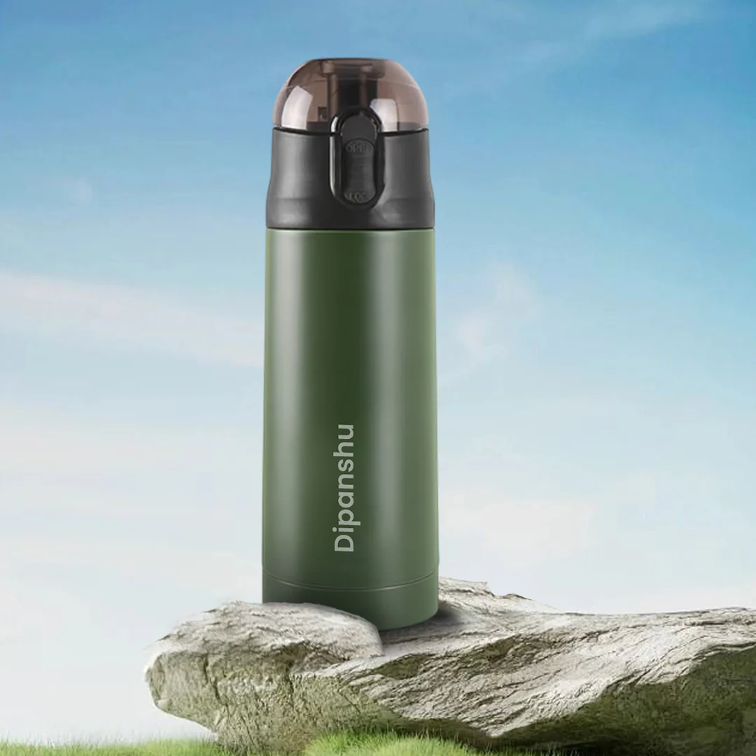 Personalized Milton Crown Theremosteel Water Bottle - Image 9