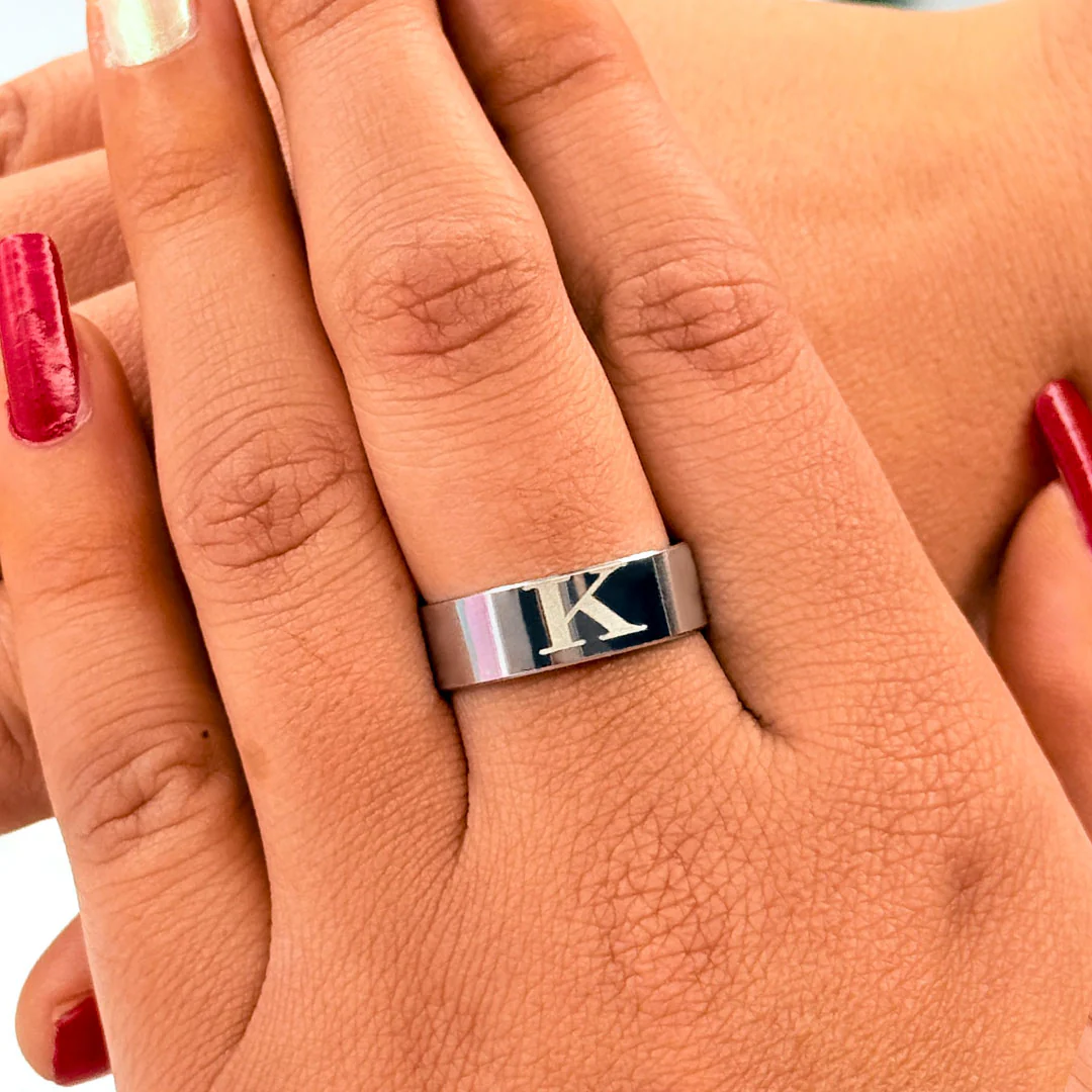 Personalized Name & Initial Ring – A Unique Gift for Your Partner - Image 6