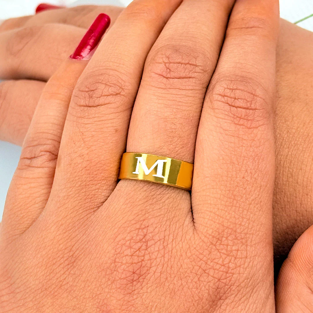 Personalized Name & Initial Ring – A Unique Gift for Your Partner - Image 7