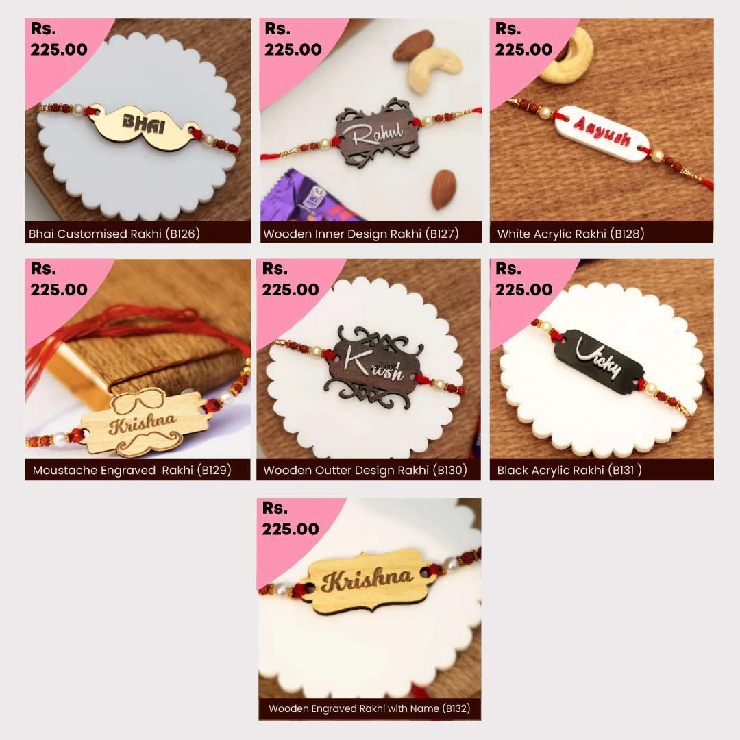 Personalized Name Rakhi for Raksha Bandhan - Image 9
