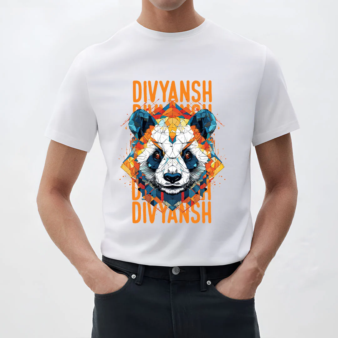 Personalized Panda Graphic T-Shirt - Image 6