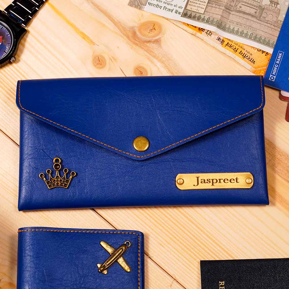 Personalized Passport Cover & Ladies Clutch Combo - Image 6