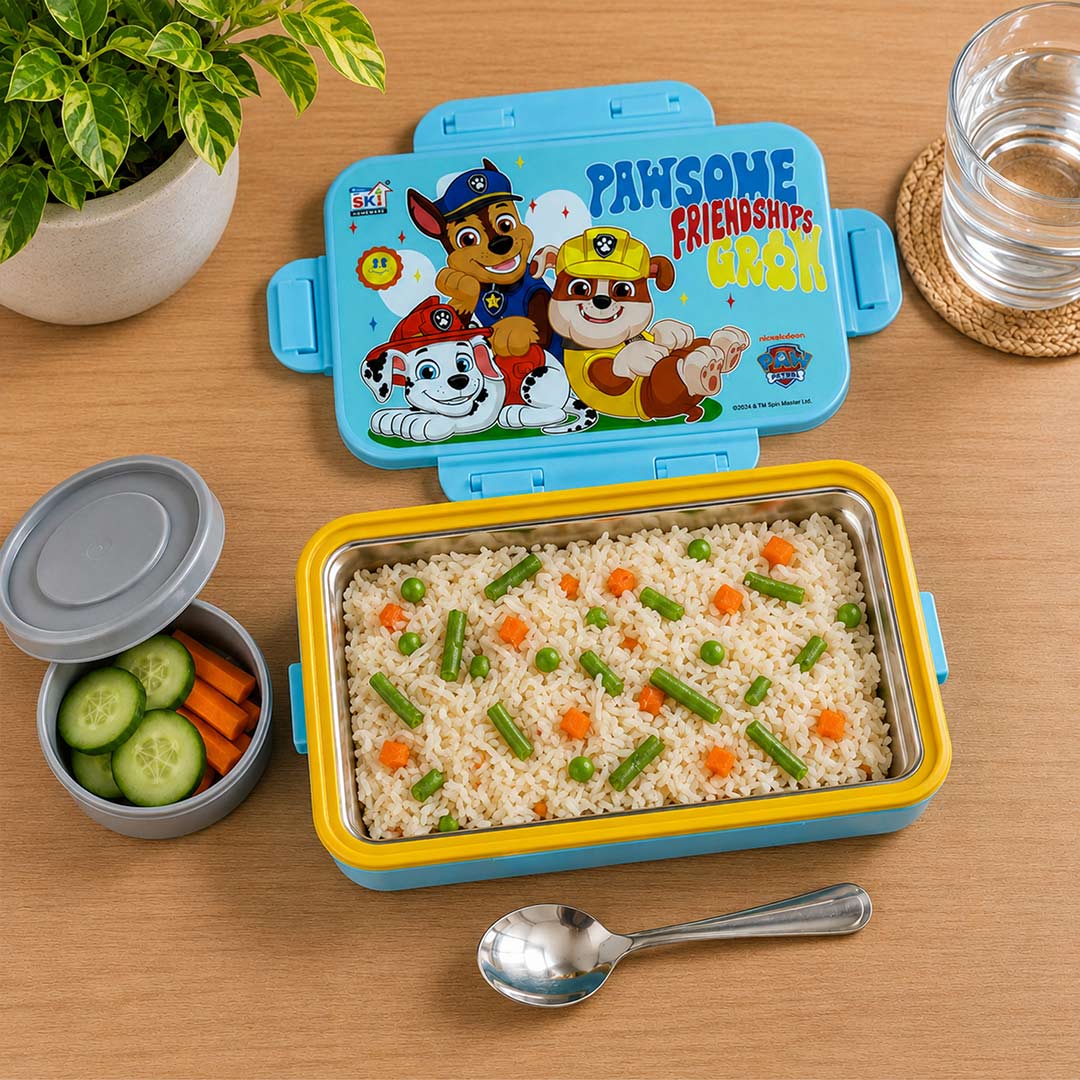 Personalized Paw Patrol Kids Lunch Box | Cute School Tiffin Gift for Kids - 550ml