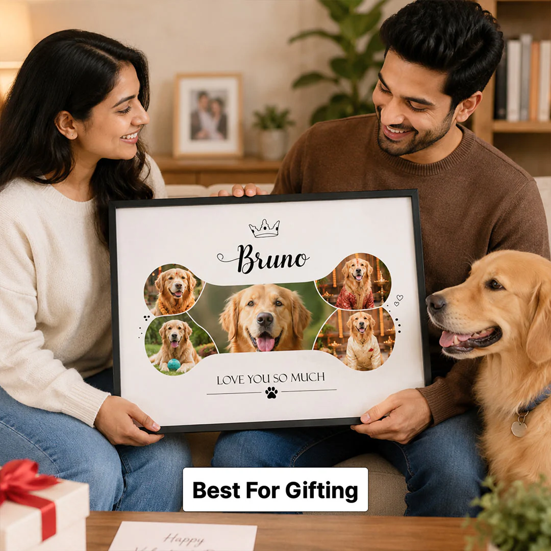 Personalized Pet Photo Collage Frame | Emotional Dog Lover Gift for Pet Parents & Animal Lovers - Image 4