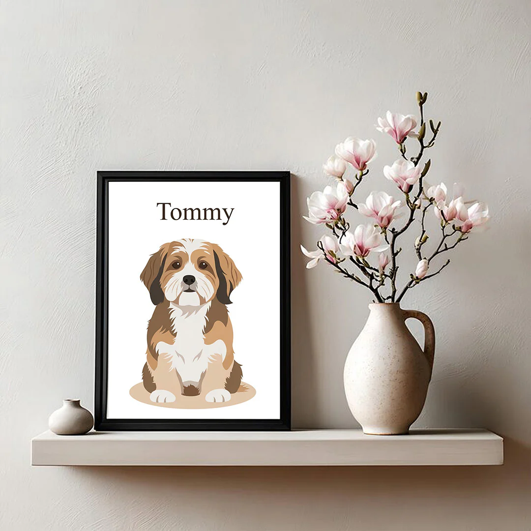 Personalized Pet Portrait Frame