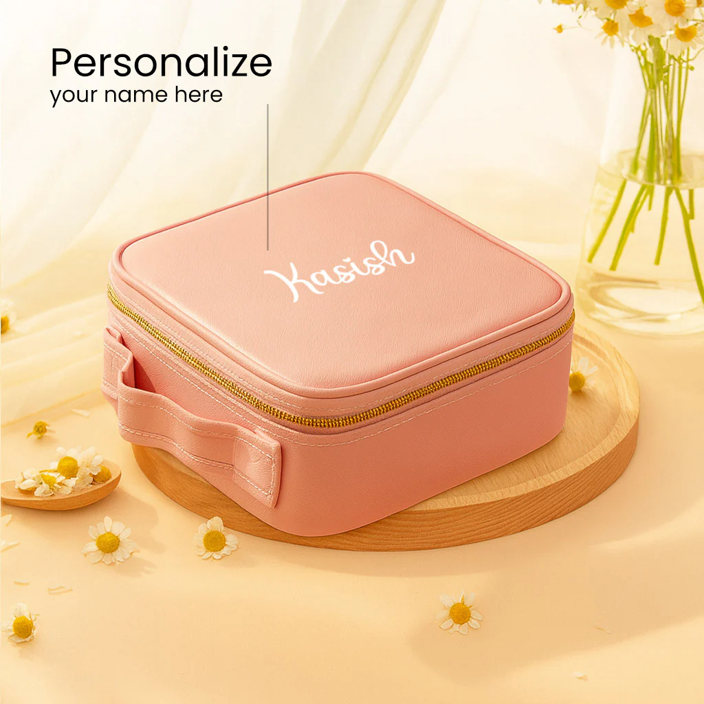 Personalized Pink Bangle Storage Box - Image 2