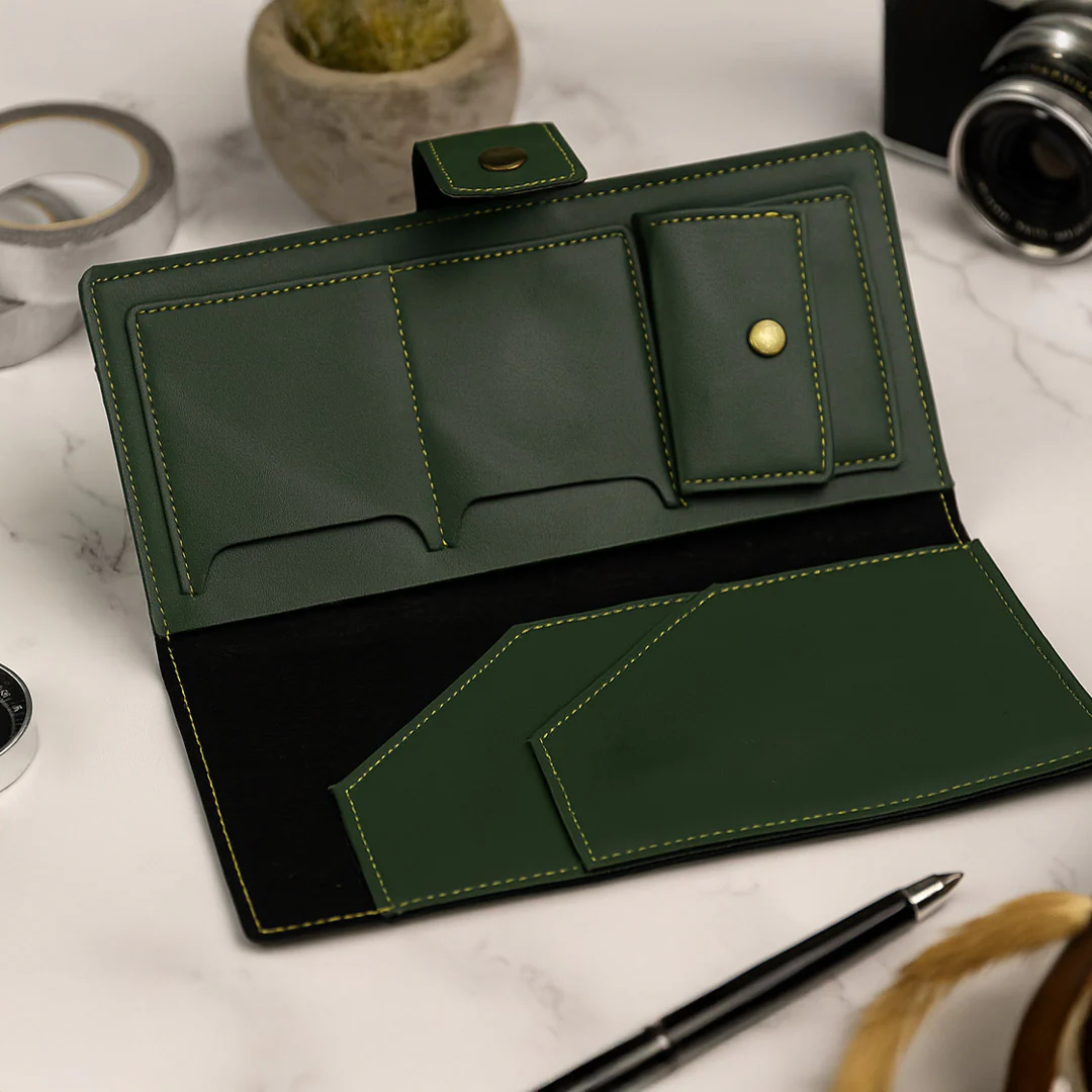 Personalized Premium Croc-Textured Wallet - Image 5