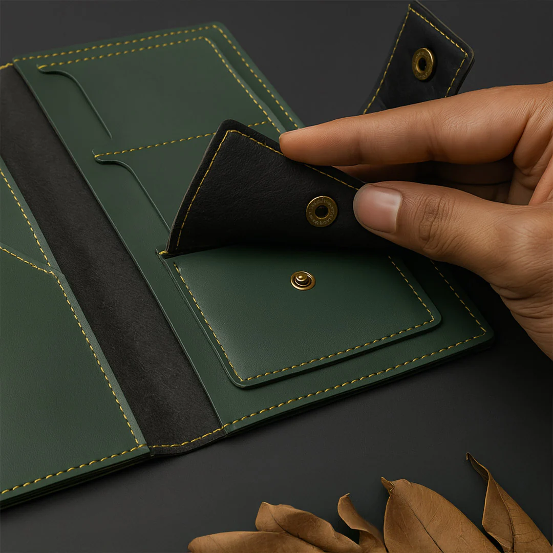 Personalized Premium Croc-Textured Wallet - Image 6