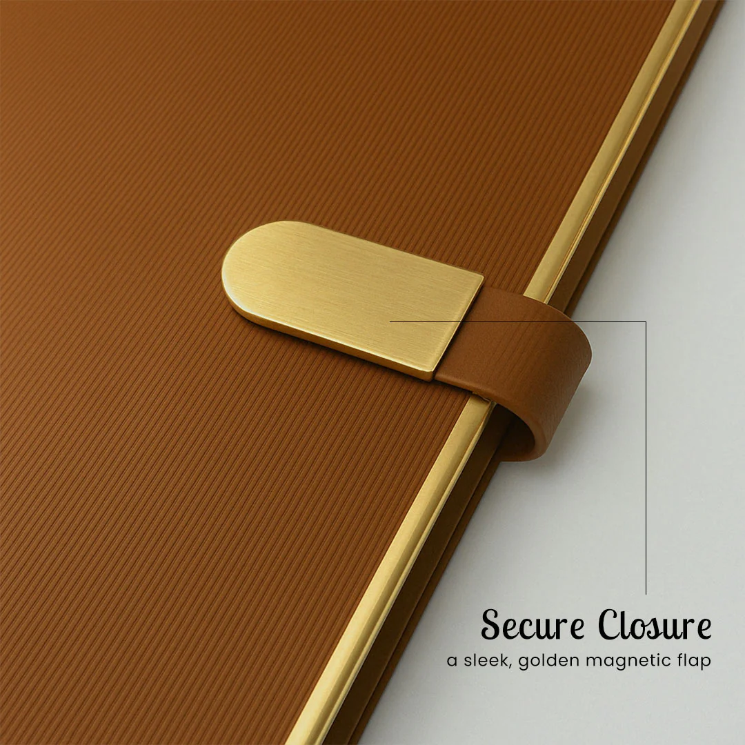 Personalized Premium Gold-Trim Diary - Image 2