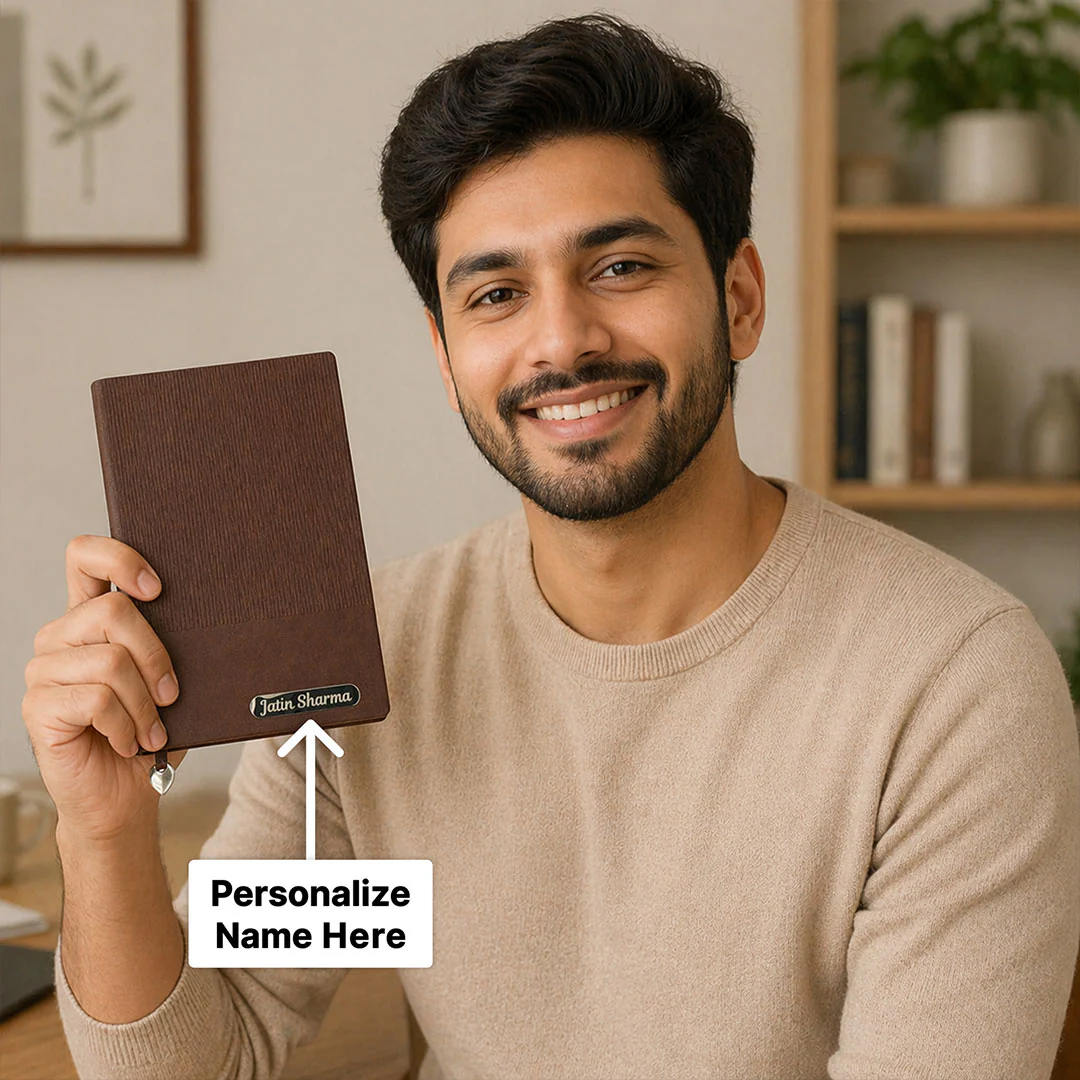 Personalized Premium Leather Diary | Executive Notebook Gift for Men & Women - Image 2