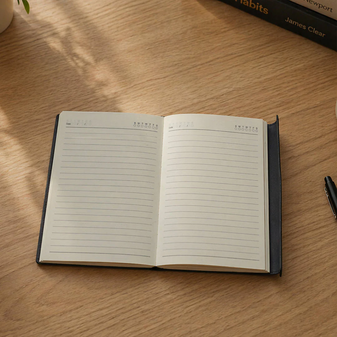 Personalized Premium Leather Diary Organizer | Executive Office Notebook Gift for Men - Image 5