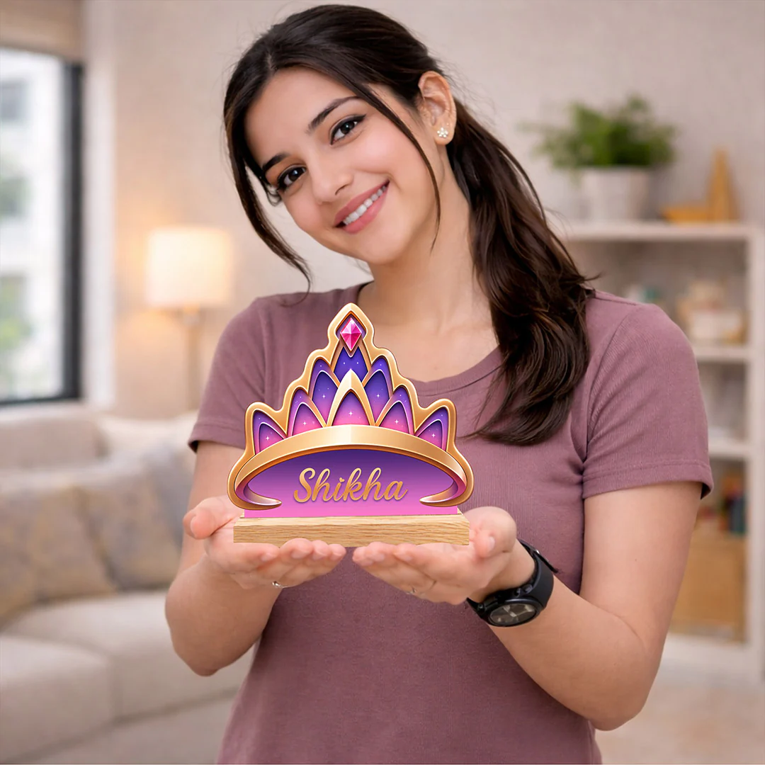 Personalized Princess Crown Name Stand(6") - Image 4