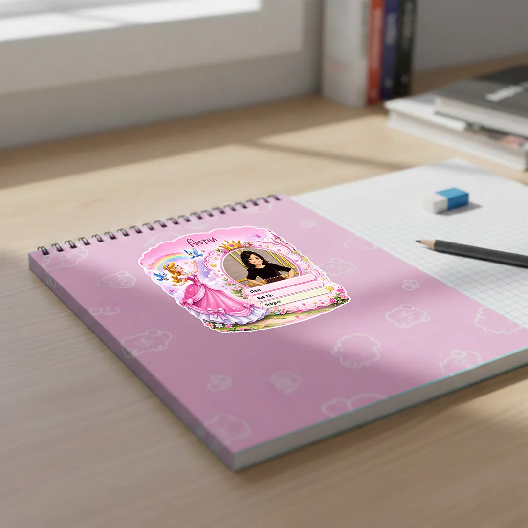 Personalized Princess Fairy Theme Kids Name Slips (2x3 Inch, 24 Stickers) - Image 6