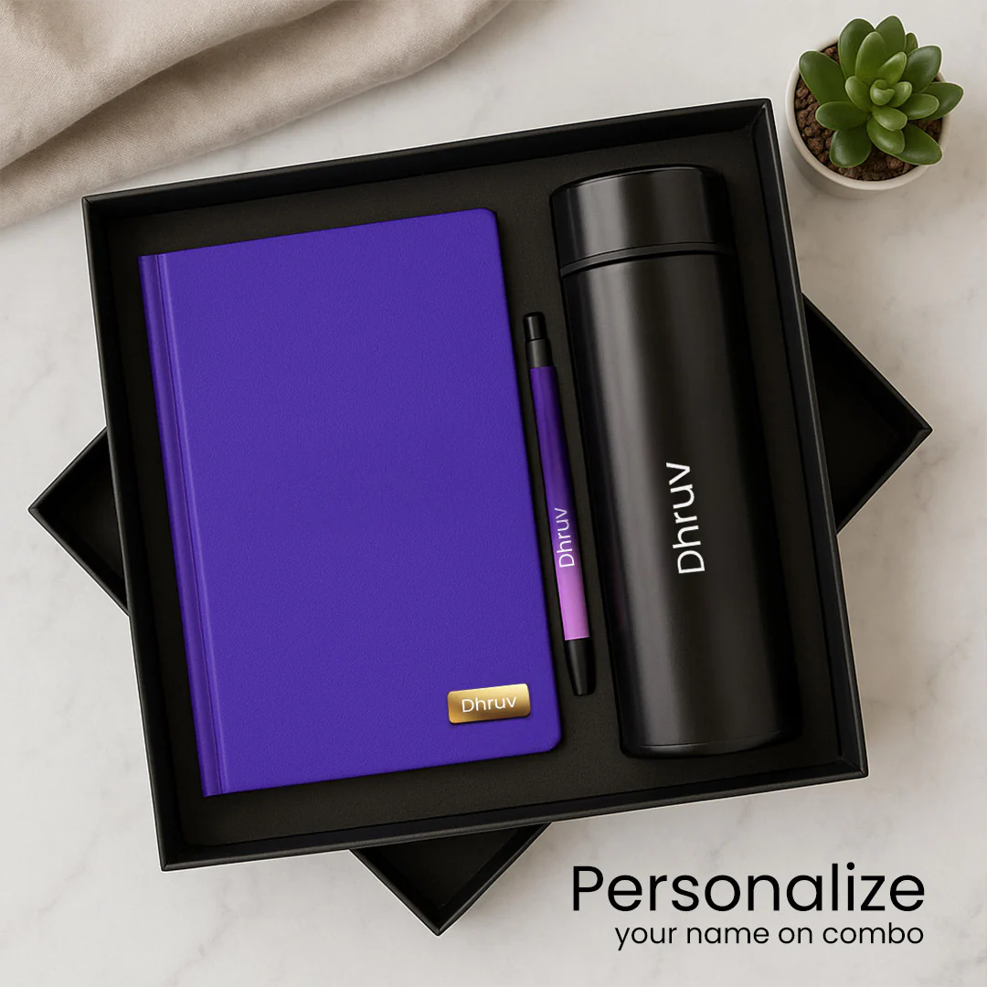 Personalized Purple Gift Premium Set