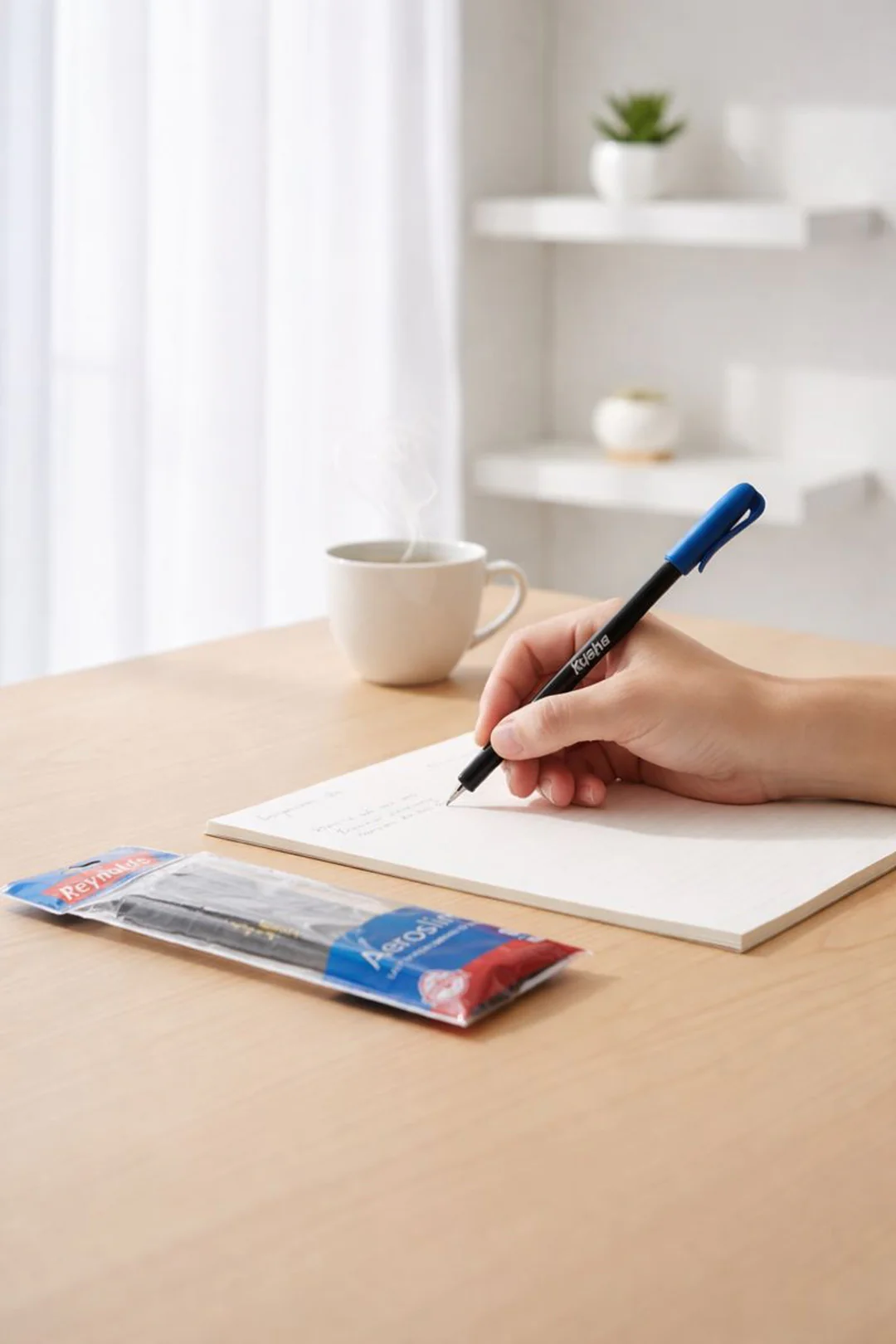 Personalized Reynolds Aeroslim Ball Pen Set – Blue Ink (Pack of 5) - Image 7
