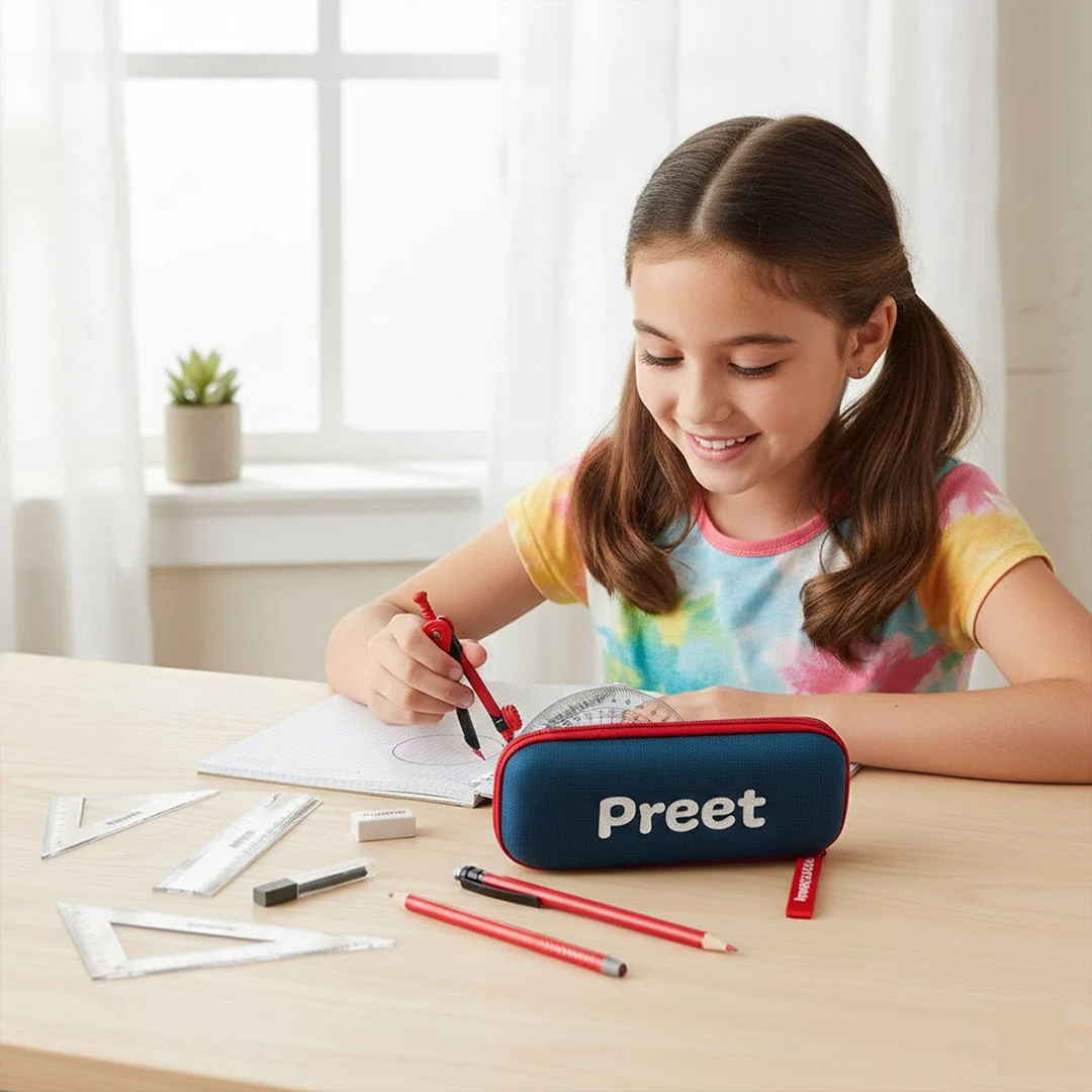 Personalized Reynolds Hardtop Pencil Box for Kids - Image 4