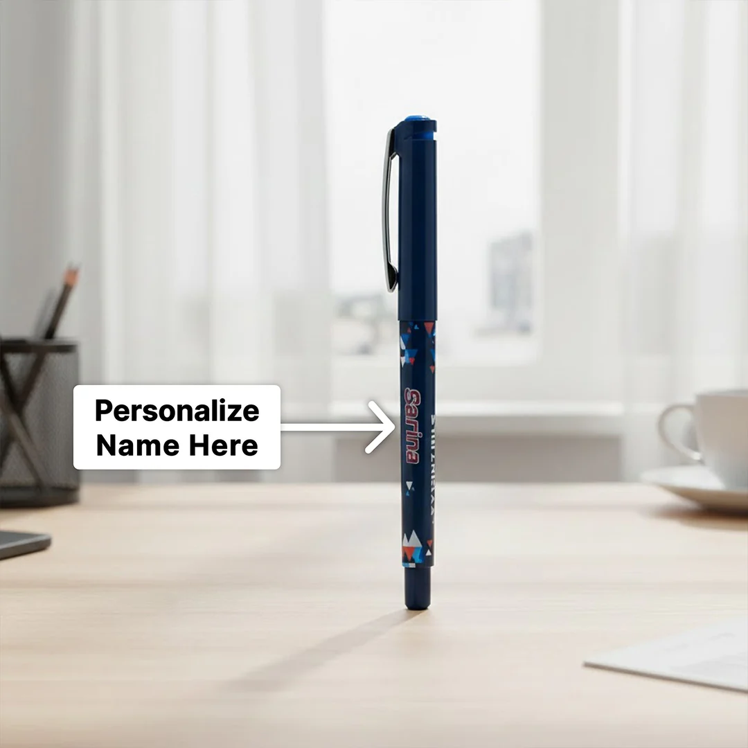 Personalized Reynolds Trimax Roller Ball Pen (Blue, 0.5 mm) - Image 2