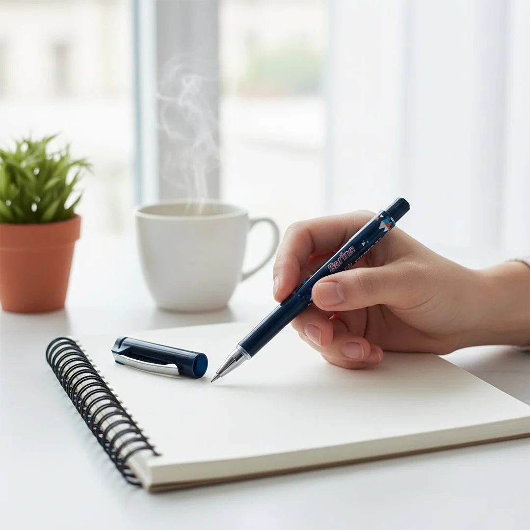 Personalized Reynolds Trimax Roller Ball Pen (Blue, 0.5 mm) - Image 5