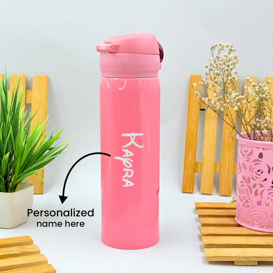 Unicorn Personalized School Kids Combo - School Bag| Lunch Box | Water Bottle | Geometry| Pencil Box - Image 3