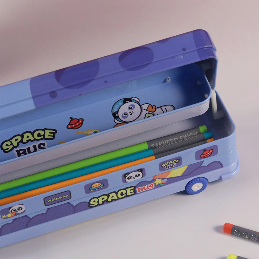 Personalized Space Bus Pencil Box - Image 26