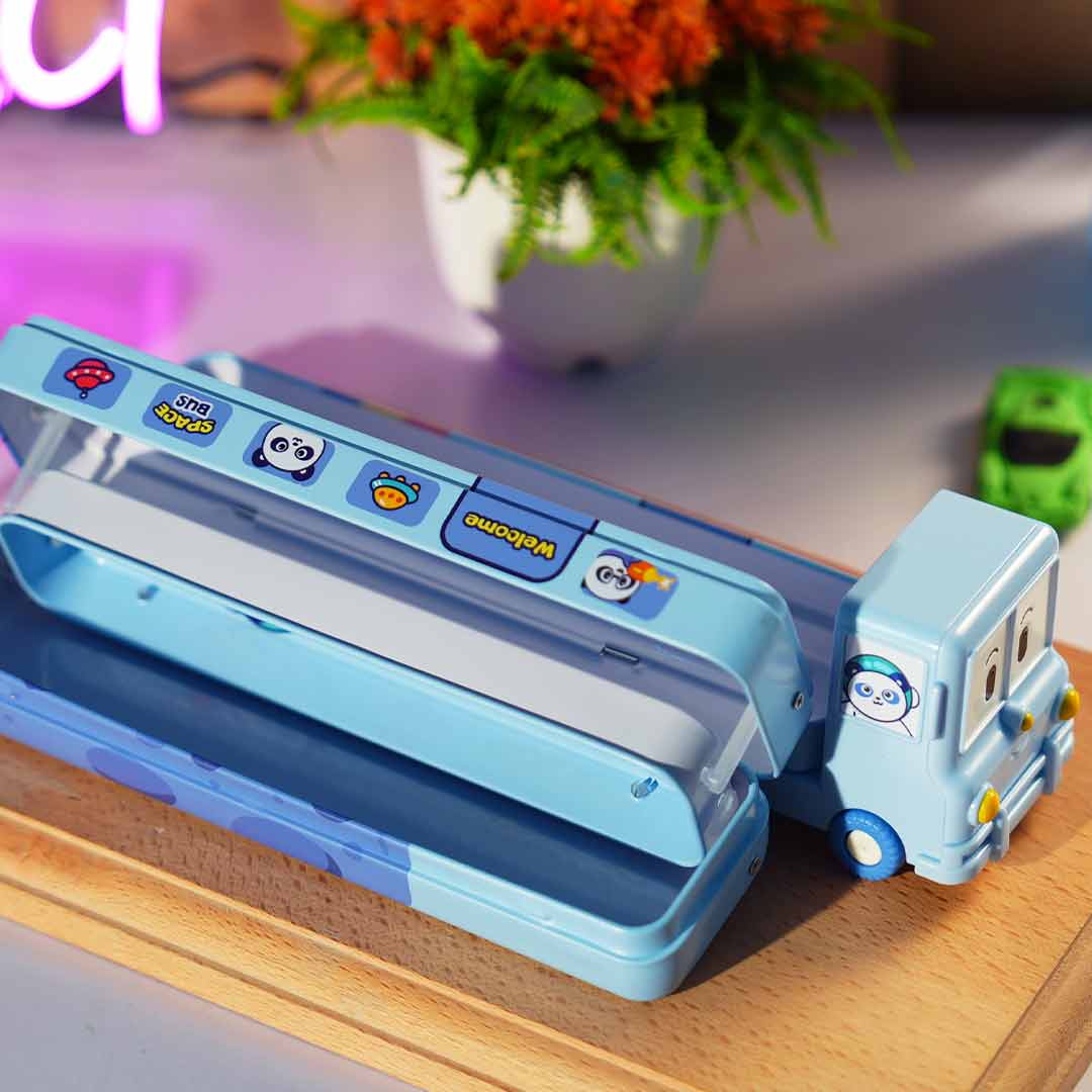 Personalized Space Bus Pencil Box - Image 8