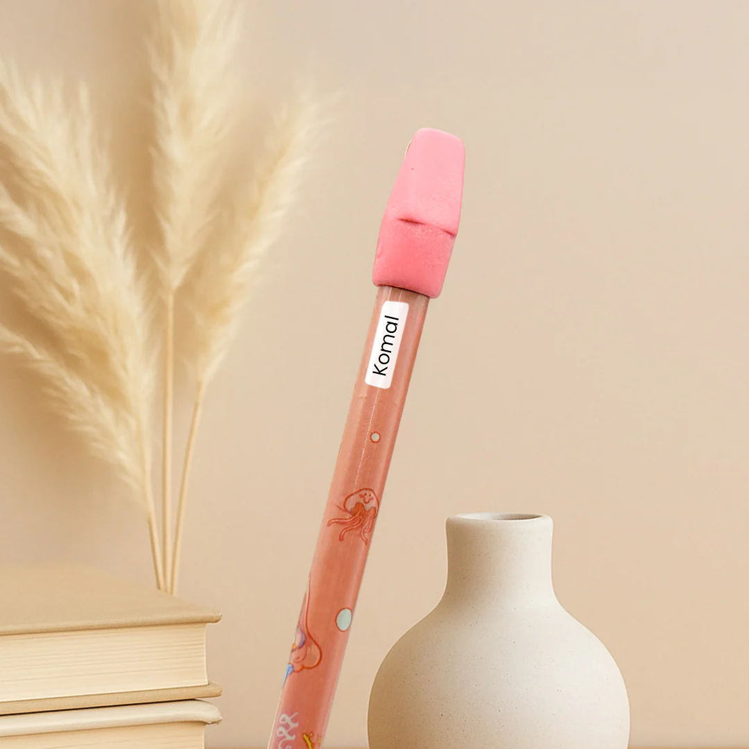 Personalized Space & Ocean Pencil With Eraser -Set of 12 - Image 6