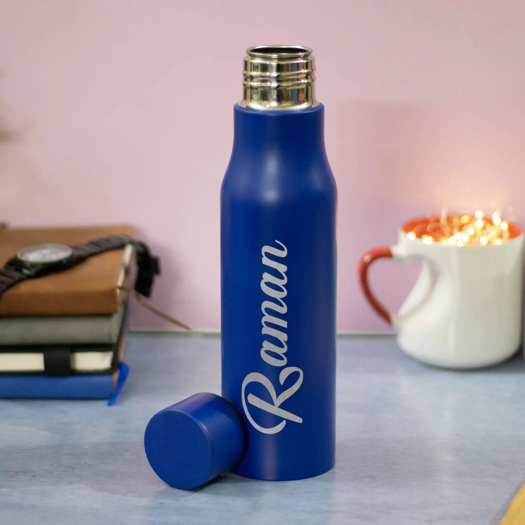 Personalized Stainless Steel Fridge Water Bottle 500ml - Image 2