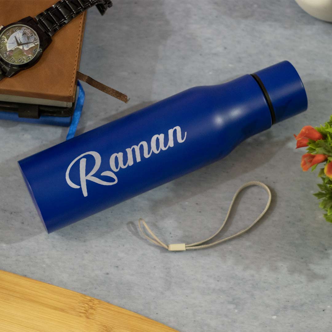 Personalized Stainless Steel Fridge Water Bottle 500ml - Image 4