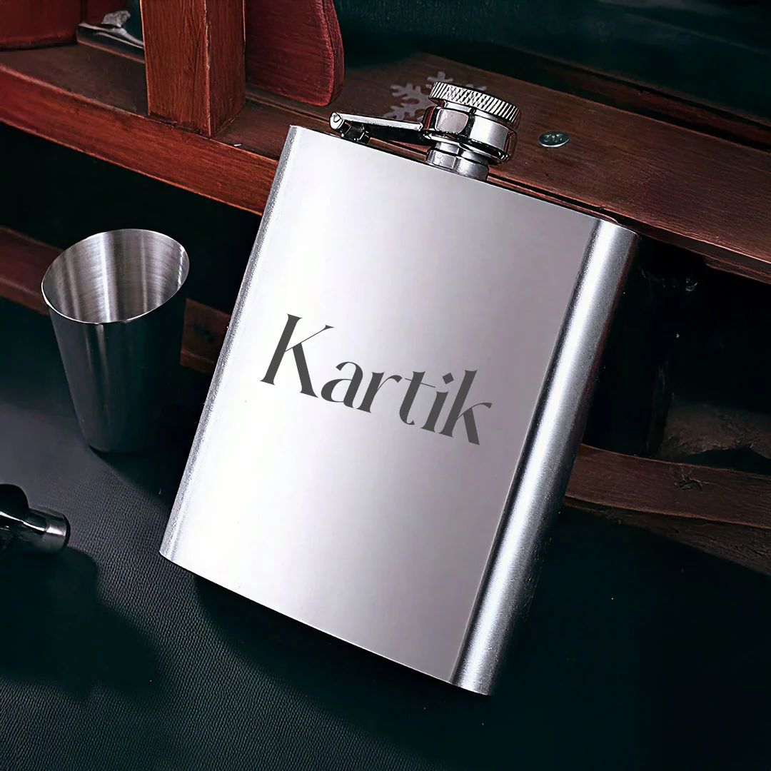 Personalized Stainless Steel Hip Flask
