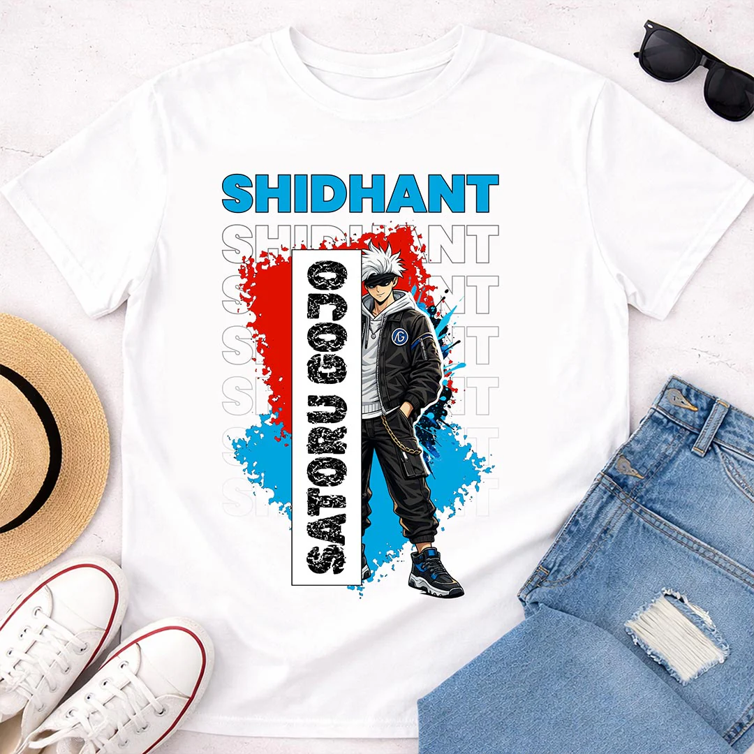 Personalized Street Anime Name T-Shirt