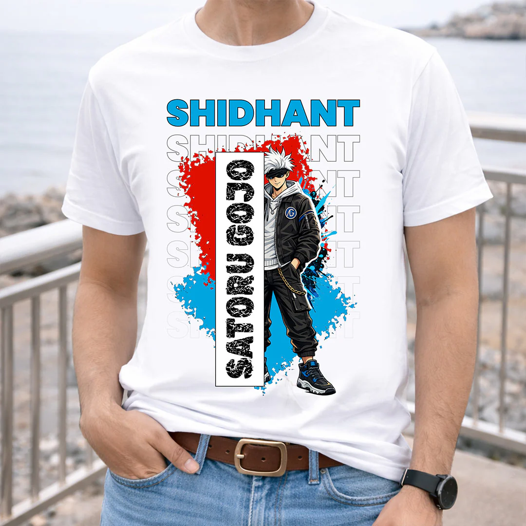 Personalized Street Anime Name T-Shirt - Image 5